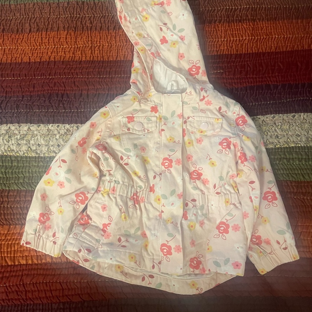 Floral Hooded Jacket